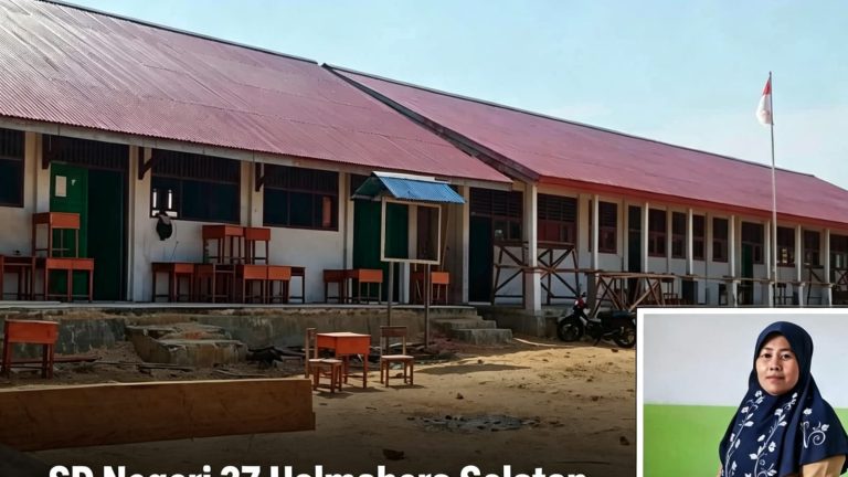 Revitalisasi SD Negeri 37 Halsel Disorot, Papan Informasi Proyek Tak Terpasang