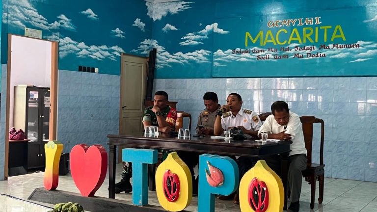 Perkuat Sinergitas, Lurah Topo Gelar Rapat Koordinasi Bersama Unsur Kelurahan