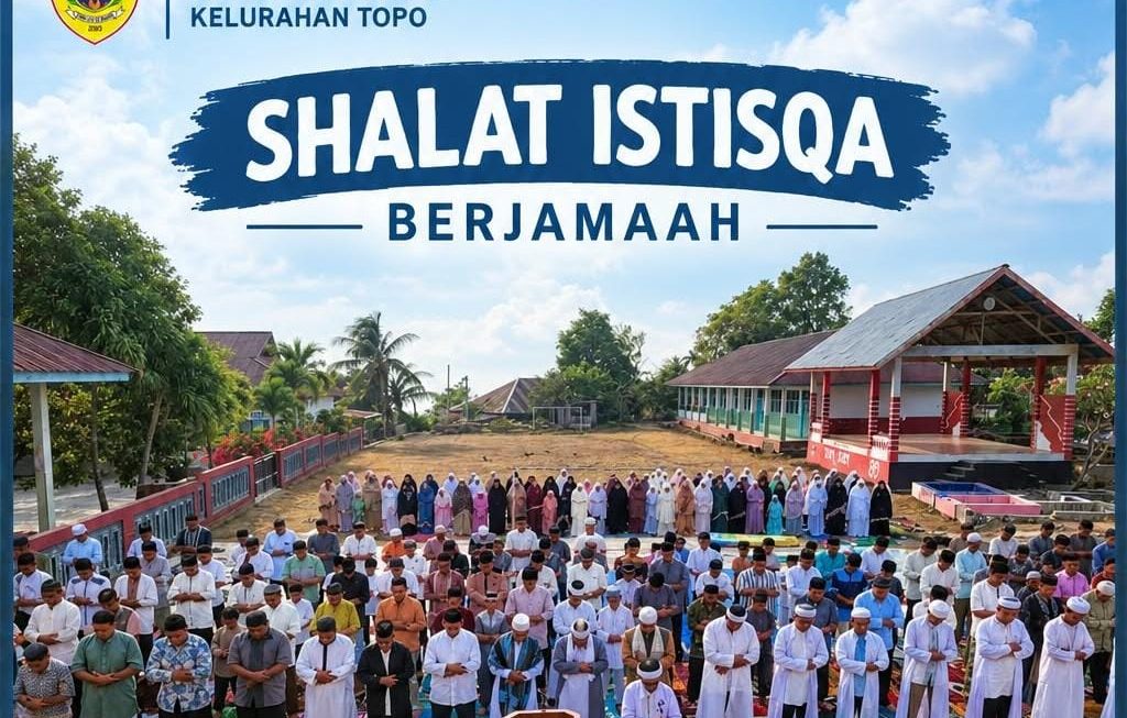 ‎Di Tengah Kekeringan, Pemerintah Kelurahan dan Warga Topo Bersatu Gelar Shalat Istisqa