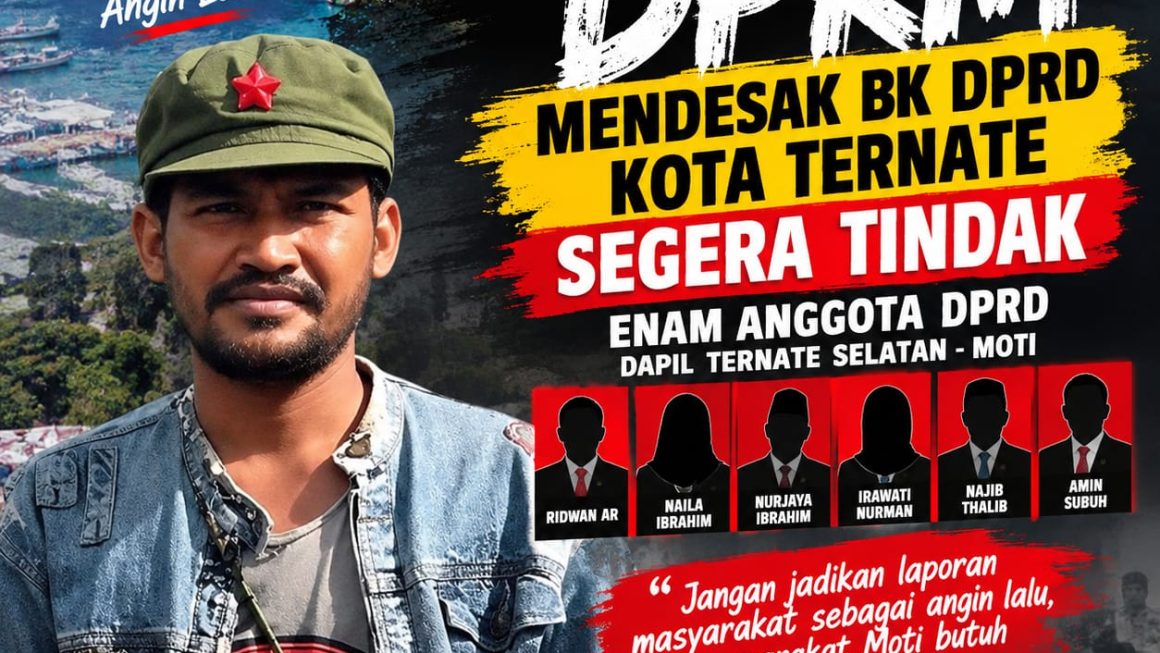 ‎Gelombang Dukungan Menguat, DPRM Desak BK DPRD Ternate Segera Periksa Enam Anggota Dewan