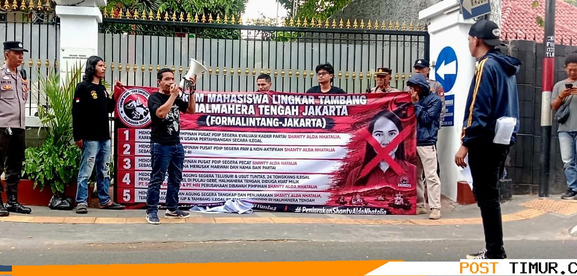 Aksi Jilid III di DPP PDIP dan KPK, Formalintang Desak Shanty Alda Diperiksa soal Dugaan Suap IUP
